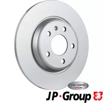Jeu de 2 disques de frein avant JP GROUP 1163207900 pour AUDI Q5 3.0 TDI quattro - 286cv
