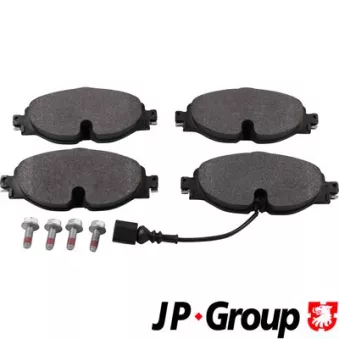 JP GROUP 1163613910 - Jeu de 4 plaquettes de frein avant