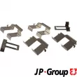 JP GROUP 1164004210 - Kit d'accessoires, plaquette de frein à disque