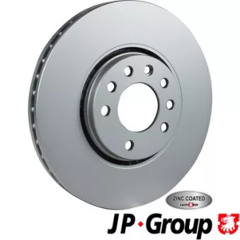Jeu de 2 disques de frein avant JP GROUP OEM 95526652