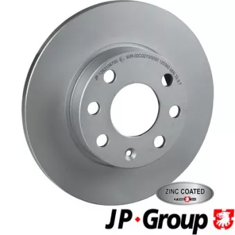 JP GROUP 1263104700 - Jeu de 2 disques de frein avant