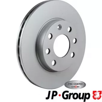 Jeu de 2 disques de frein avant JP GROUP 1263105400 pour OPEL CORSA 1.4 i - 54cv