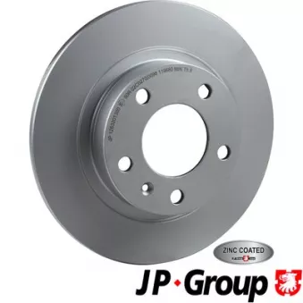 Jeu de 2 disques de frein arrière JP GROUP OEM 569418