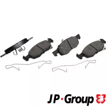 Jeu de 4 plaquettes de frein avant JP GROUP OEM 95524972