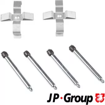 JP GROUP 1264005410 - Kit d'accessoires, plaquette de frein à disque