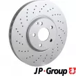 JP GROUP 1363103900 - Jeu de 2 disques de frein avant