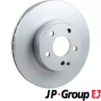 Jeu de 2 disques de frein avant JP GROUP 1363107400 pour MERCEDES-BENZ CLASSE E E 220 BlueTEC - 177cv