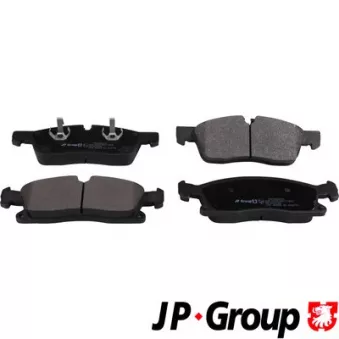 Jeu de 4 plaquettes de frein avant JP GROUP OEM A0064203820