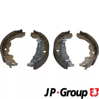Jeu de 4 plaquettes de frein arrière JP GROUP 1363901710 pour RENAULT CLIO 1.2 16V - 73cv