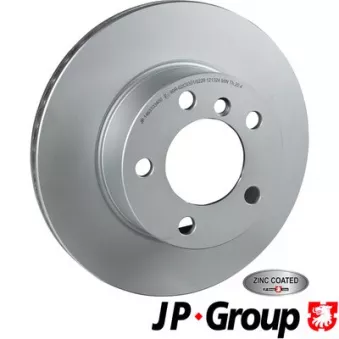 Jeu de 2 disques de frein avant JP GROUP OEM 34116764629