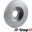 JP GROUP 1463103800 - Jeu de 2 disques de frein avant