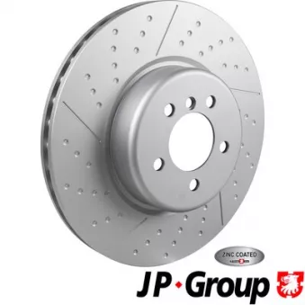 JP GROUP 1463106500 - Jeu de 2 disques de frein avant