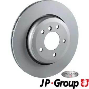 Jeu de 2 disques de frein arrière JP GROUP OEM 34201166073