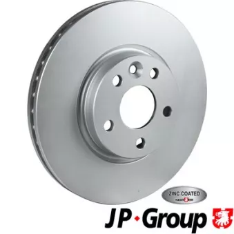 JP GROUP 1563102100 - Jeu de 2 disques de frein avant