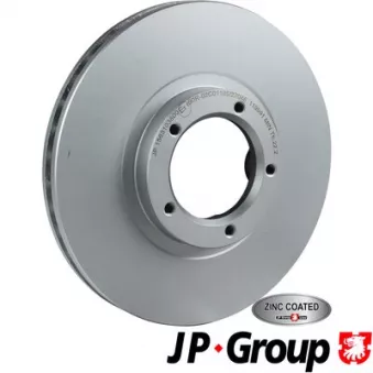 JP GROUP 1563103800 - Jeu de 2 disques de frein avant