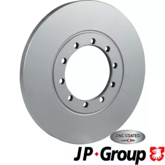 Jeu de 2 disques de frein arrière JP GROUP OEM 2262937