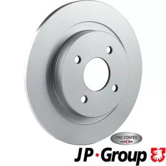 Jeu de 2 disques de frein arrière JP GROUP OEM 4324591