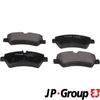 JP GROUP 1563701810 - Jeu de 4 plaquettes de frein arrière