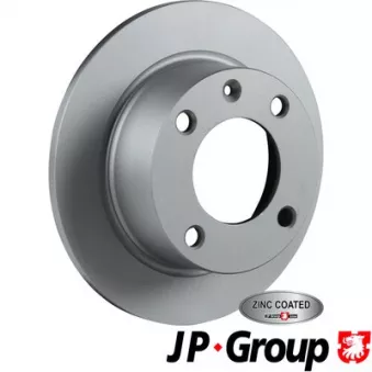Jeu de 2 disques de frein arrière JP GROUP OEM 95667811