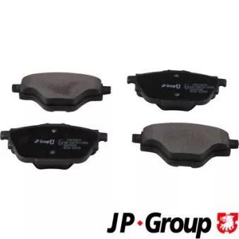 Jeu de 4 plaquettes de frein arrière JP GROUP OEM 1647874380