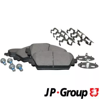 JP GROUP 3463600510 - Jeu de 4 plaquettes de frein avant