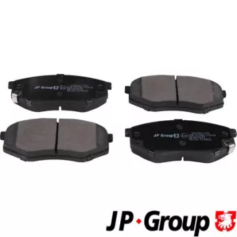 Jeu de 4 plaquettes de frein avant JP GROUP OEM 58101B2A70