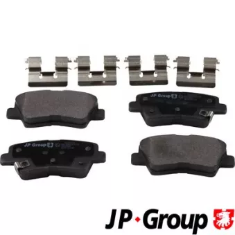 JP GROUP 3563701110 - Jeu de 4 plaquettes de frein arrière