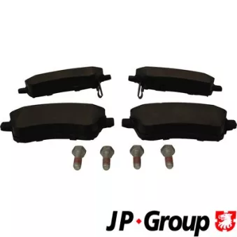 Jeu de 4 plaquettes de frein avant JP GROUP OEM 581011PA00