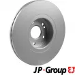 JP GROUP 4363100600 - Jeu de 2 disques de frein avant