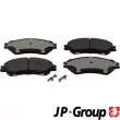 JP GROUP 4763604510 - Jeu de 4 plaquettes de frein avant