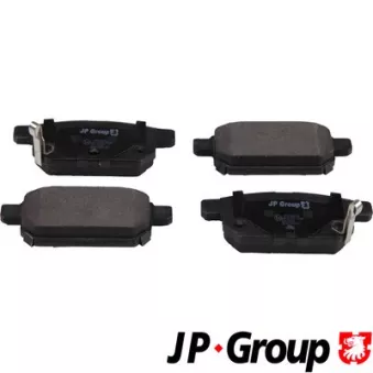 JP GROUP 4763700210 - Jeu de 4 plaquettes de frein arrière