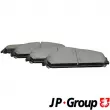 JP GROUP 5063600410 - Jeu de 4 plaquettes de frein avant