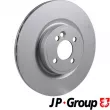 Jeu de 2 disques de frein avant JP GROUP [6063100800]