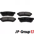 JP GROUP 6363700110 - Jeu de 4 plaquettes de frein arrière