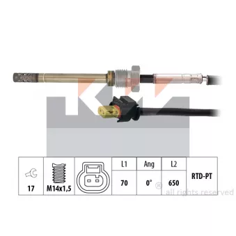 KW 422 069 - Capteur, température des gaz