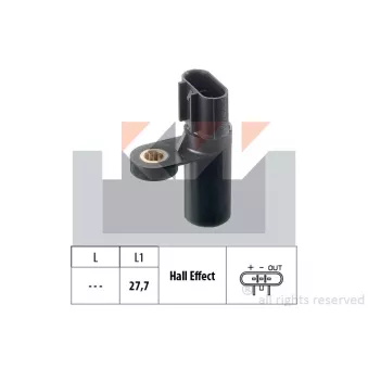 KW 453 290 - Capteur d'angle, vilebrequin