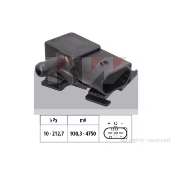 Capteur de pression barométrique, adaptation à l'altitude KW [493 283]