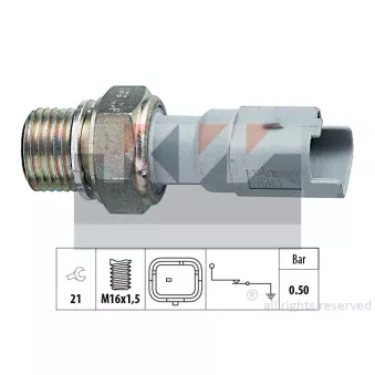 Indicateur de pression d'huile KW [500 130]