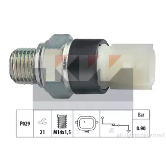 Indicateur de pression d'huile KW [500 179]