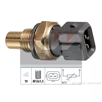 KW 530 306 - Capteur, température d'huile