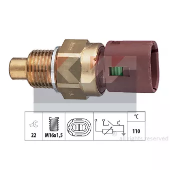 KW 530 555 - Sonde de température, liquide de refroidissement