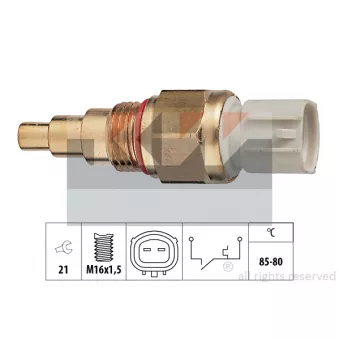 KW 550 109 - Interrupteur de température, ventilateur de radiateur