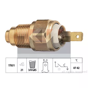 Interrupteur de température, ventilateur de radiateur KW [550 154]