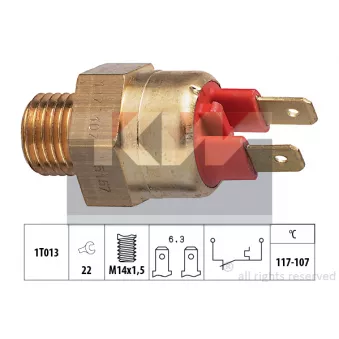 KW 550 157 - Interrupteur de température, ventilateur de radiateur