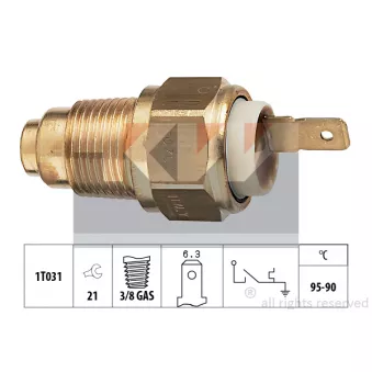 Interrupteur de température, ventilateur de radiateur KW [550 226]