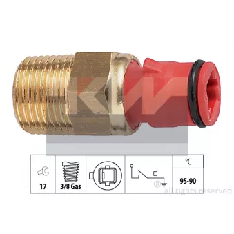 Interrupteur de température, ventilateur de radiateur KW [550 277]