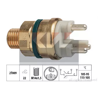KW 550 636 - Interrupteur de température, ventilateur de radiateur