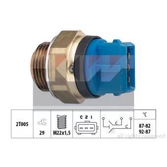 Interrupteur de température, ventilateur de radiateur KW [550 700]