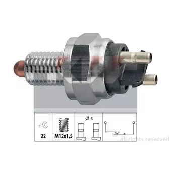 KW 560 071 - Contacteur, feu de recul