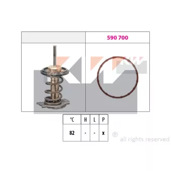 KW 579 998 - Thermostat, liqiuide de refroidissement